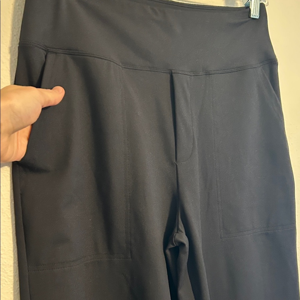 NWT G4Free Black Loose High-Rise Business Casual Pants Size Medium 8/10 - Picture 9 of 11